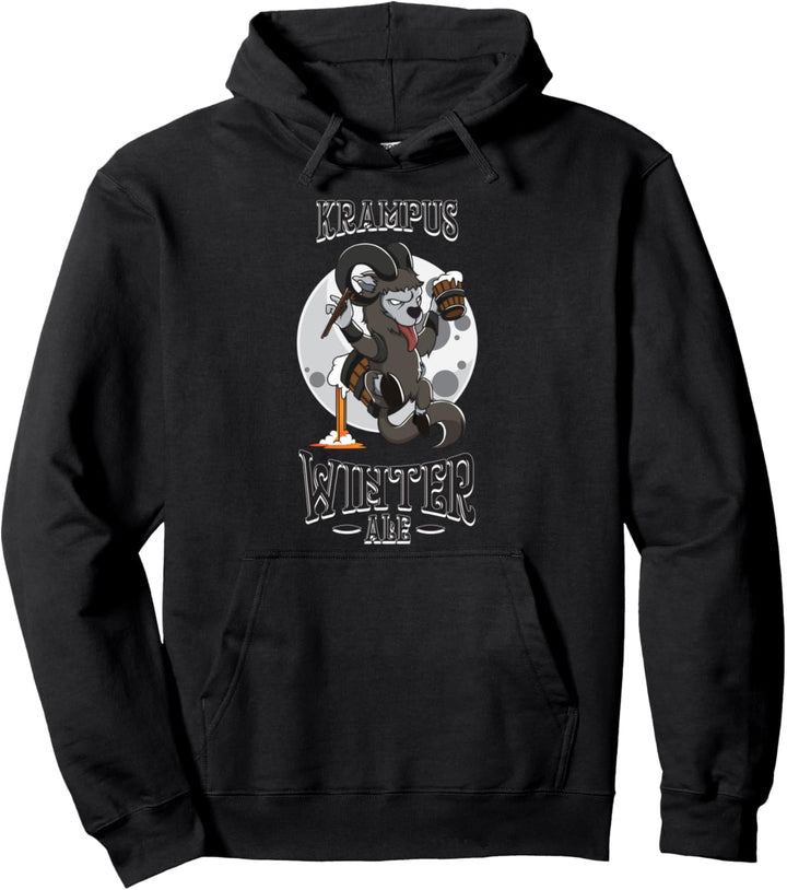 Krampus Winter Ale Beer Goth Frohe Weihnachten Horror Xmas Pullover Hoodie
