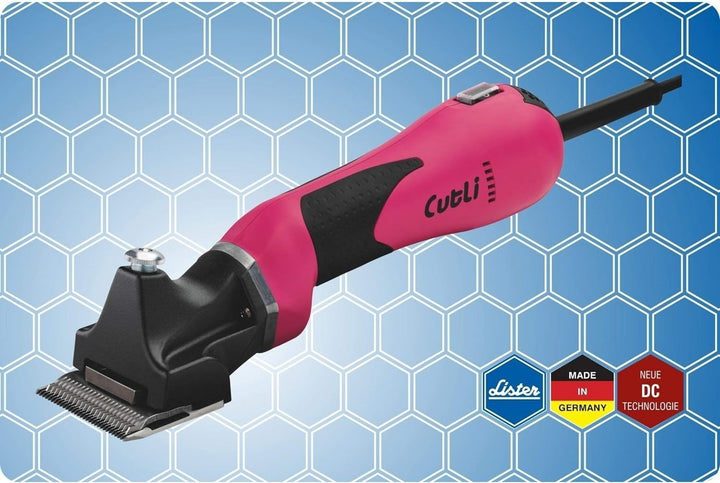 LISTER Pferdeschermaschine LI CUTLI + Messersatz LI 102 + Spezial-Schermaschinenöl + Kunststoffkoffe