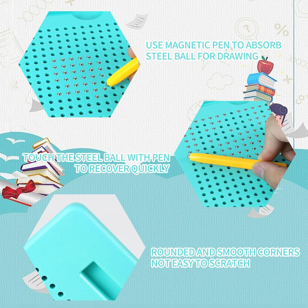 AIVORO 2 Stück Kinder Magnetische Zeichenbretter: Kinderdas Magische Magnetspiel - Kleines Magnetisc