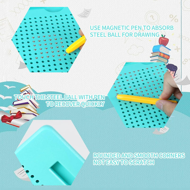 AIVORO 2 Stück Kinder Magnetische Zeichenbretter: Kinderdas Magische Magnetspiel - Kleines Magnetisc