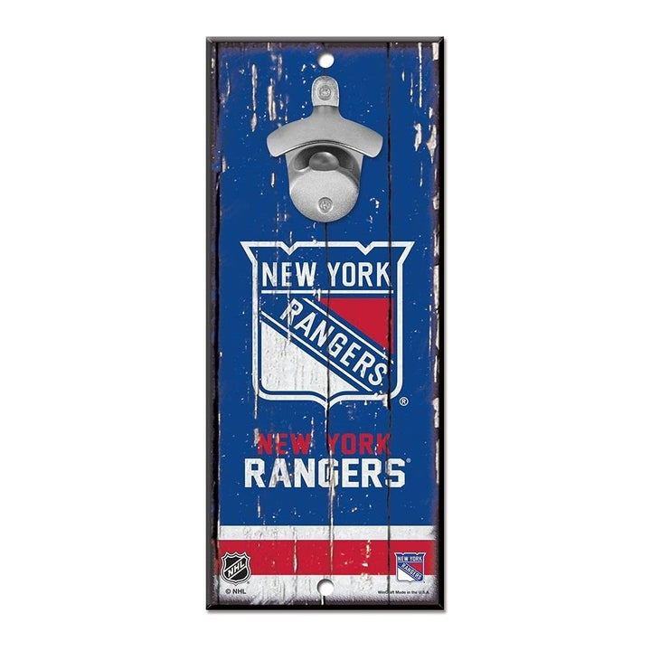 Wincraft New York Rangers NHL Schild mit Flaschenöffner
