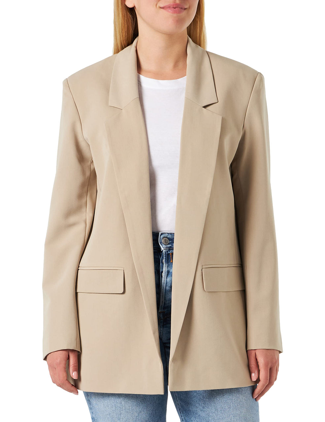 SISLEY Damen Jacket 40 Beige 18j, 40 Beige 18j