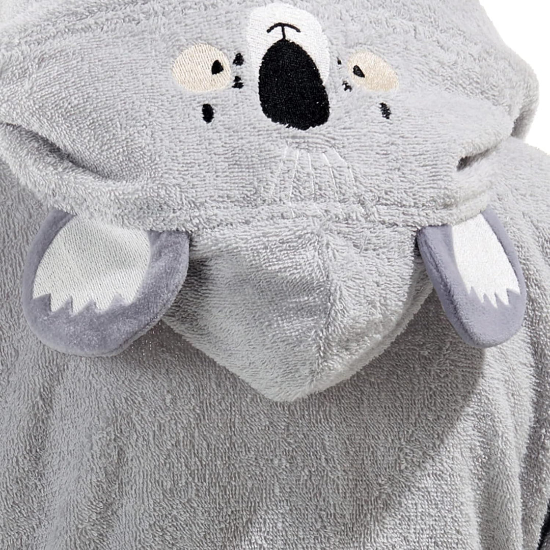 Erwin Müller Kinder Poncho mit Kapuze Tiger - kuschelweich, saugstark, angenehm wärmend Walk-Frottie