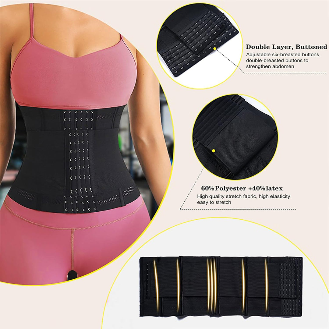 Bauchweggürtel Gürtel Verstellbarer Taille Cincher Taillenmieder für Fitnesstraining Damen Herren Fi