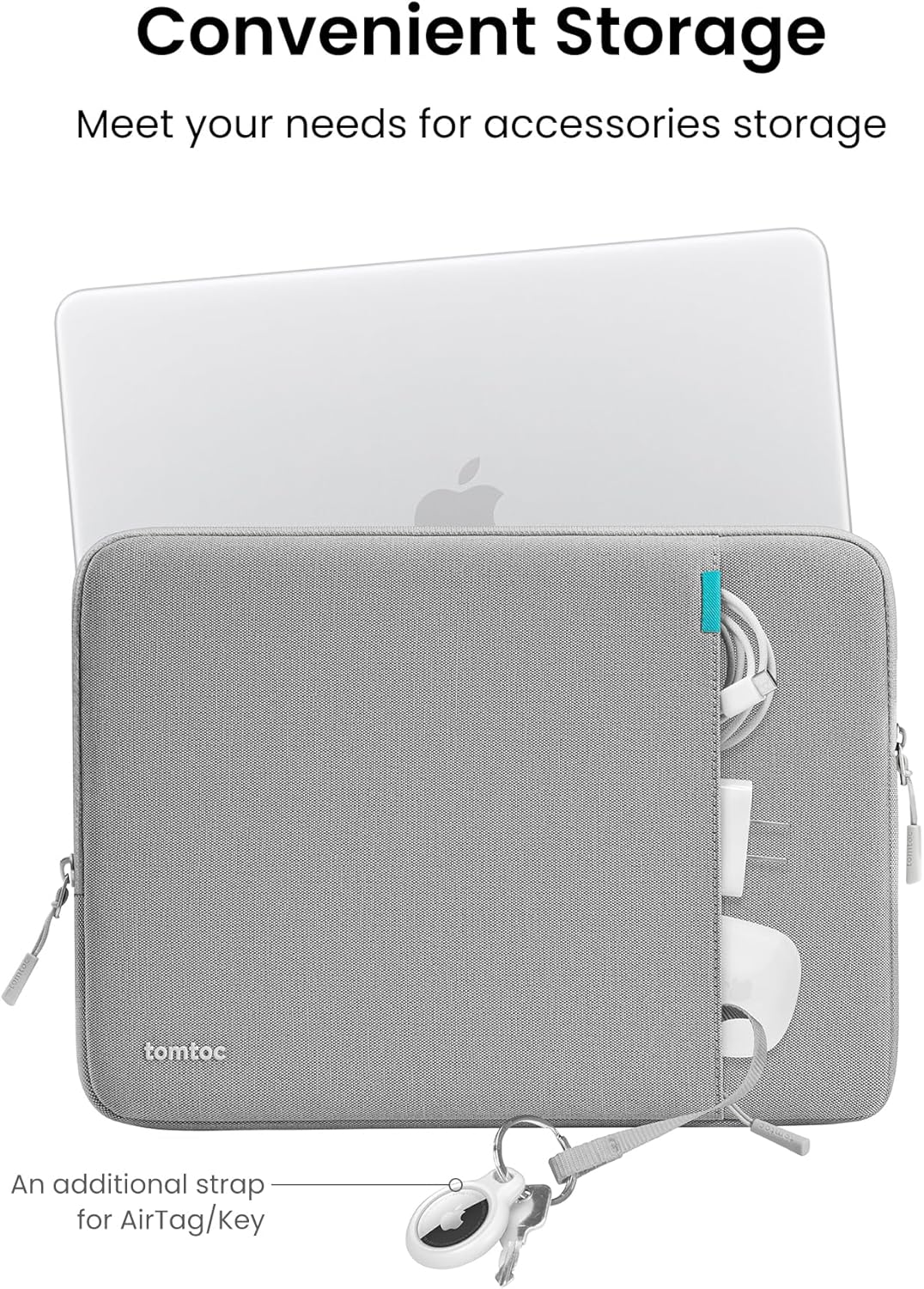 tomtoc 360° Tasche Hülle Entwickelt für 13 Zoll MacBook Neo A3404 (2026) mit A18 Pro Chip, Wasserabw
