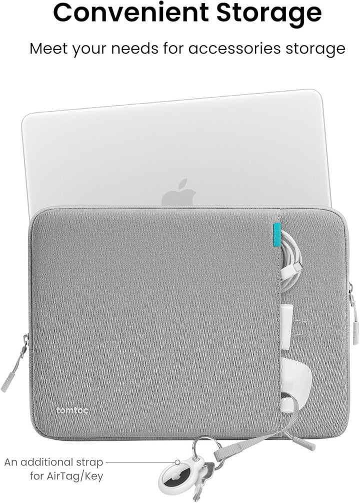 tomtoc 360° Tasche Hülle Entwickelt für 13 Zoll MacBook Neo A3404 (2026) mit A18 Pro Chip, Wasserabw