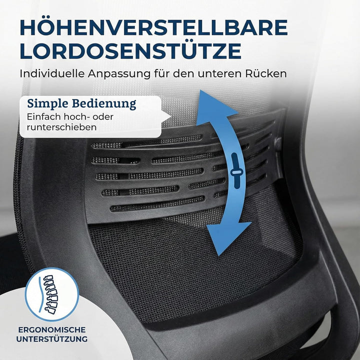 Start, Bürostuhl, für Home-Office & Unternehmen, mit vielen ergonomischen Funktionen, ergonomisch &