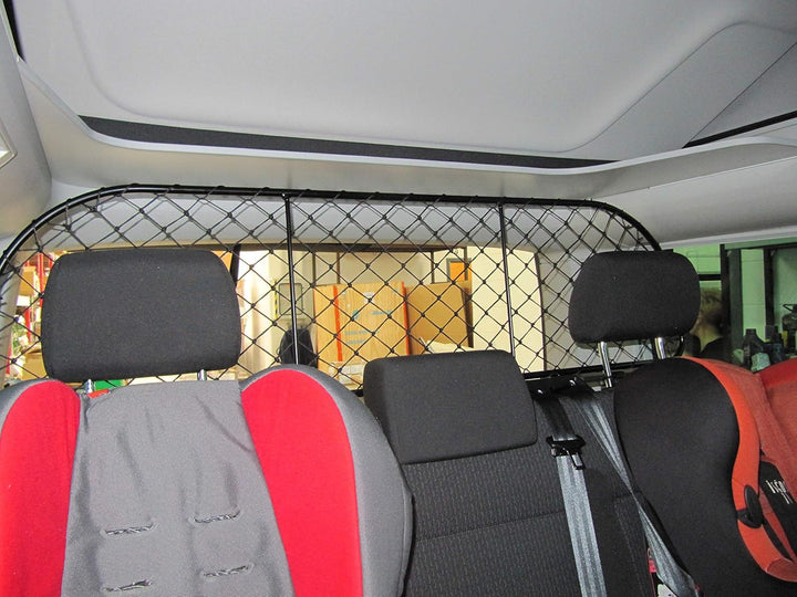 ERGOTECH Trennnetz Trenngitter für Volkswagen Multivan T6, RDA65-XL16 kvw012, für Hunde und Gepäck