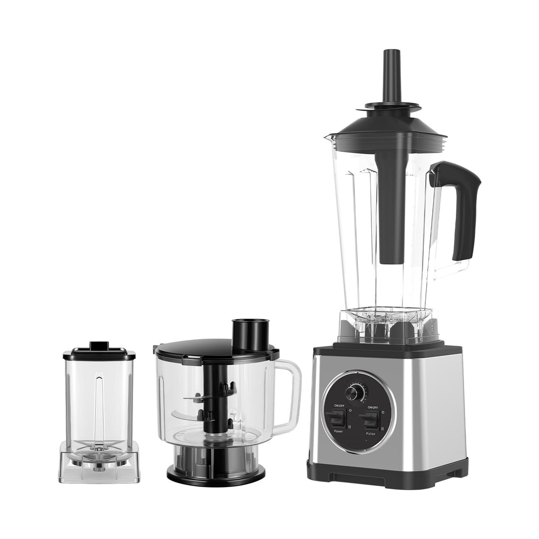 Professioneller Standmixer, 3 in 1, für Zuhause, 6000 W, Smoothie, 3 Töpfe (2,5 l/2 l/0,8 l), 15 Ges