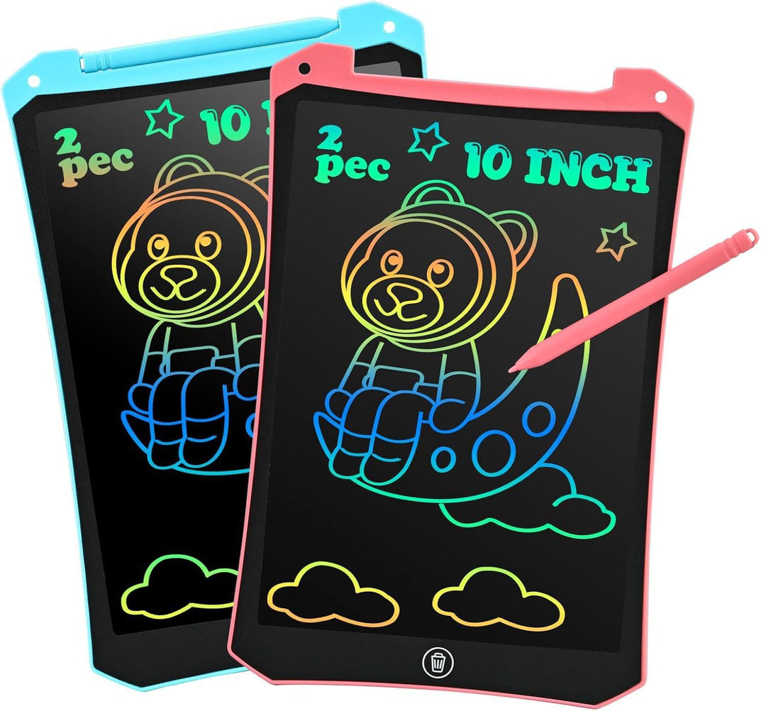 BlueSwan LCD Schreibtafel Kinder, 10 Zoll Maltafel Zaubertafel, Augenschutz Zeichenbrett Kinder Reis