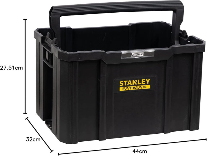 Stanley FatMax Werkzeugtrage / Werkzeugbox TSTAK, zum Verstauen und Transportieren von Werkzeug, mit