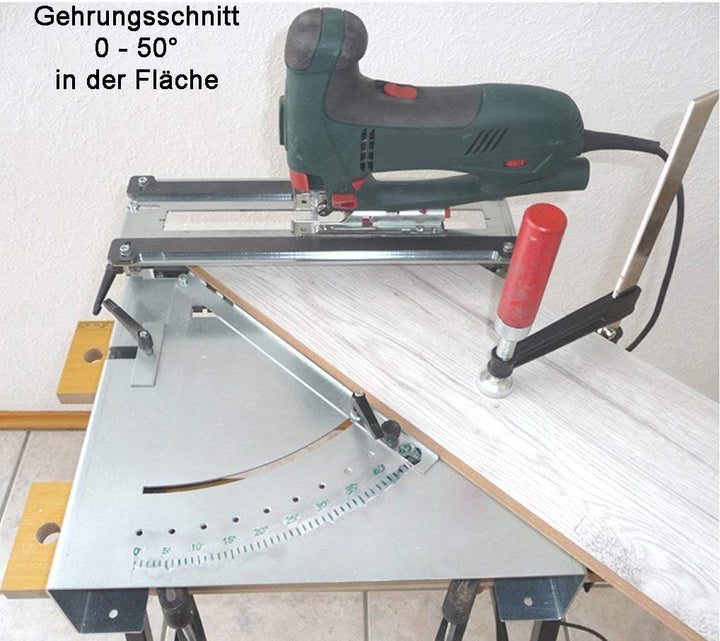 Trenn-Biber 012LK-4 Stichsägentisch für Stichsägen und Oberfräsen - Sägetisch, zum Laminat schneiden