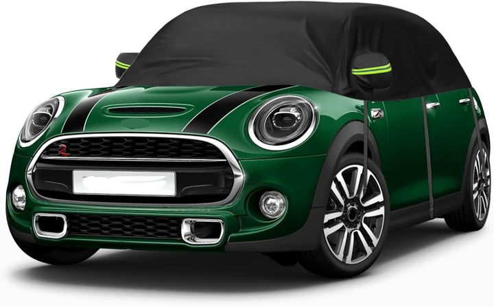 Autoabdeckung Wasserdicht Ersatz für Mini Cooper 3 Door 2000-2024, Sonnenfest Hälfte Autoabdeckung,