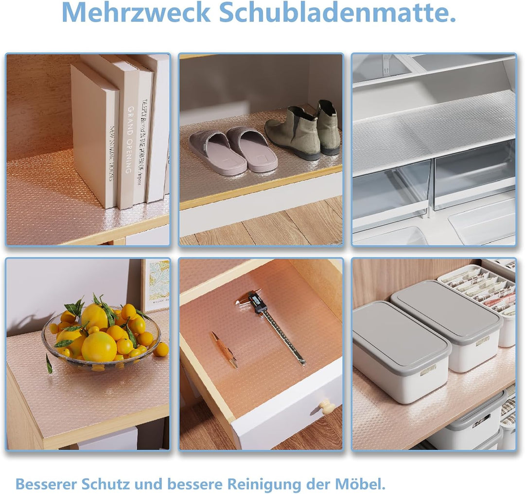 Bäcker & Lecker Schubladenmatte Antirutschmatte Küche Schubladen Matte Schubladenschoner Rutschmatte