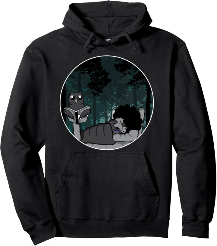 Eulengeschichte Frühaufsteher Pullover Hoodie