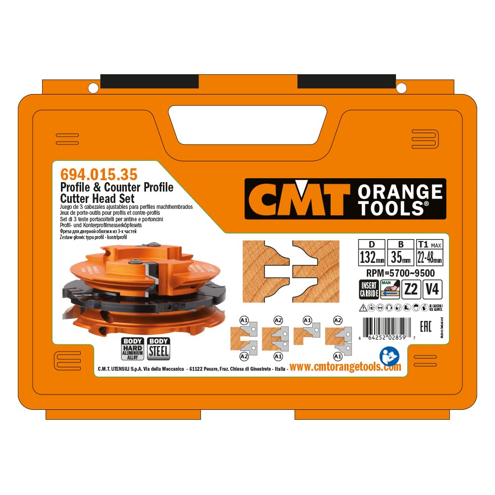 CMT 693.101.30 – Cabezal C/contracuch. D = 100 x 40 x 30 (Ahorn)