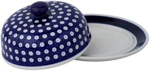 Original Bunzlauer Käseglocke M/Butterglocke für Rollbutter - Ø = 19,5 cm, Dekor 42