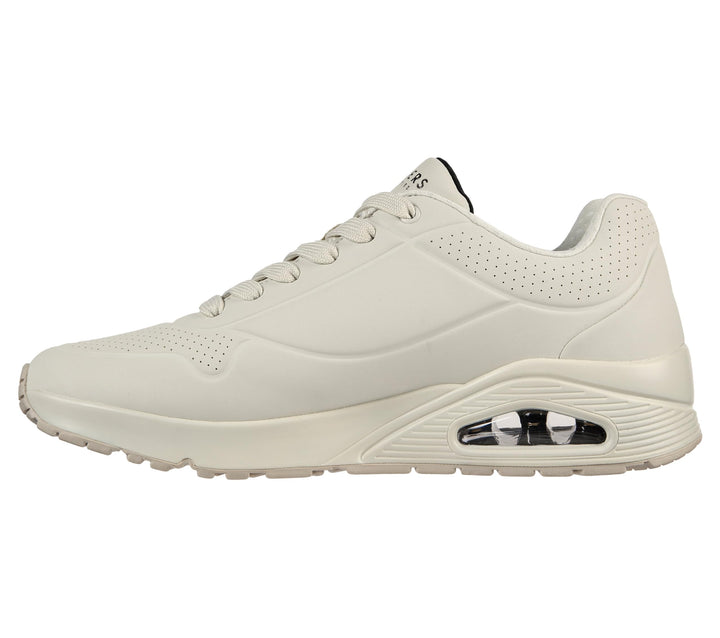Skechers Herren UNO Stand On Air Sneaker 39.5 EU Off White Durabuck Mesh, 39.5 EU Off White Durabuck