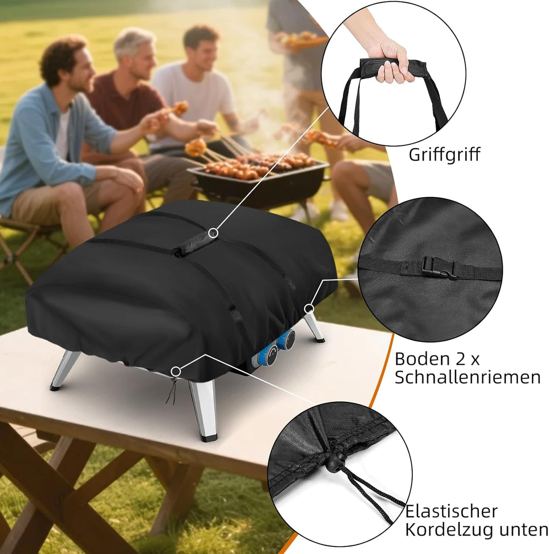 Pizzaofen Abdeckung für Tefal Pizzaofen Gas,wasserdichte Pizzaofen Tragetasche Pizzaofen Zubehör 420