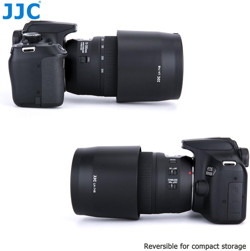 JJC Blendung Matt Innenraum Fertig Gegenlichtblende Sonnenblende für Canon EF 70-300mm f/4-5.6 is II