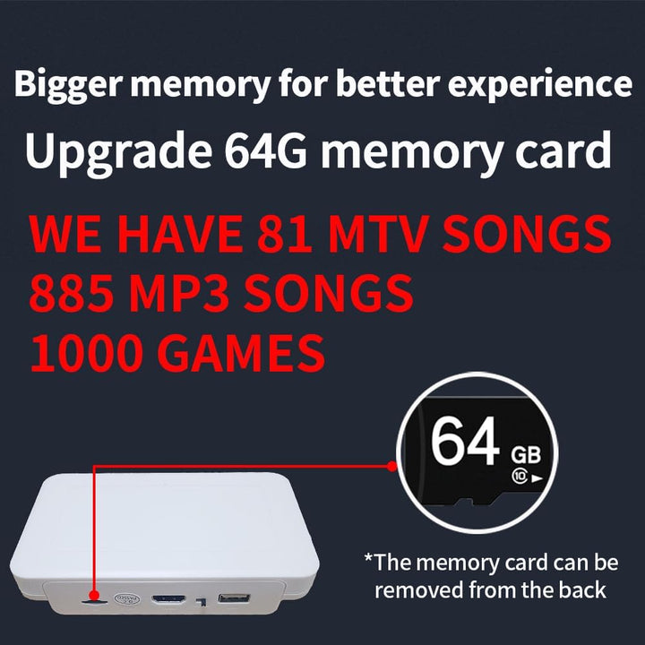 HDMI Tanzmatte für Kinder &amp; Erwachsene,64GB Tanzpad mit 1000 Spielen,885 Songs &amp; 81 MTVs,Weiche Flan
