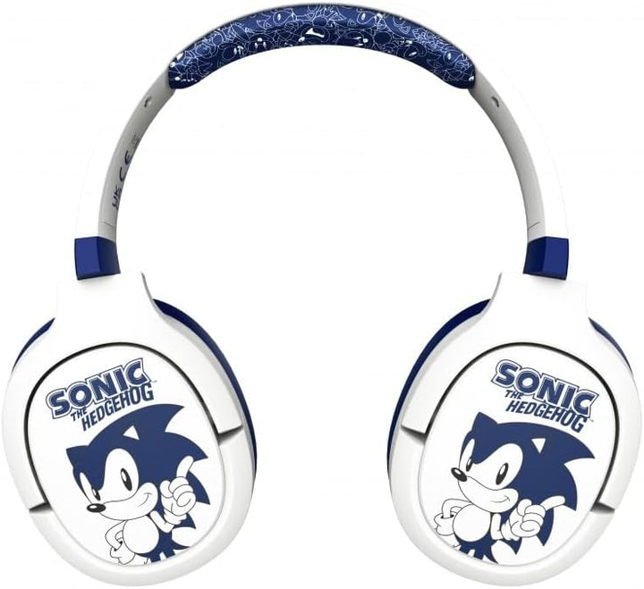OTL Technologies SEGA Classic Sonic The Hedgehog Pro G1 Wired Gaming Headphones White