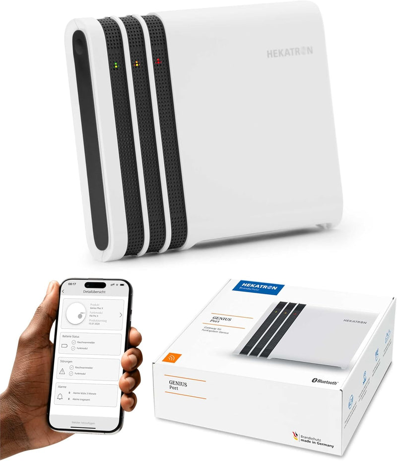 Genius Port – Funkgateway für Rauchmelder, Feueralarme jederzeit und überall