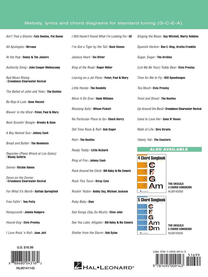 The Ukulele 3 Chord Songbook: Play 50 Great Songs with Just 3 Easy Chords!, Taschenbuch