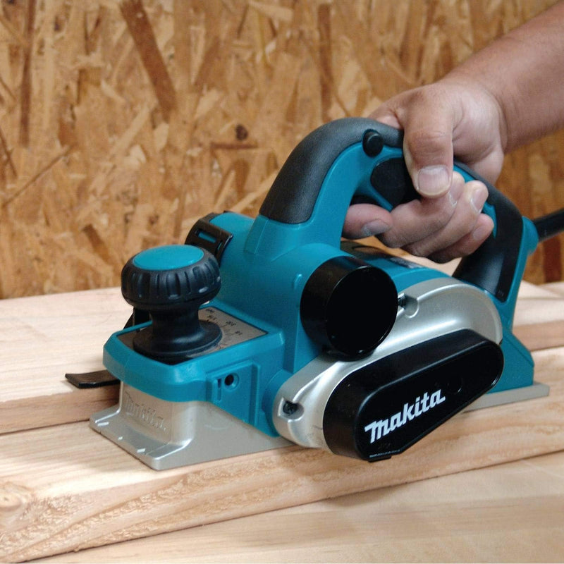 Makita KP0810 Elektrischer Hobel 850 W 16000 RPM Schwarz, Blau - Elektrische Hobel (290 mm, 168 mm,