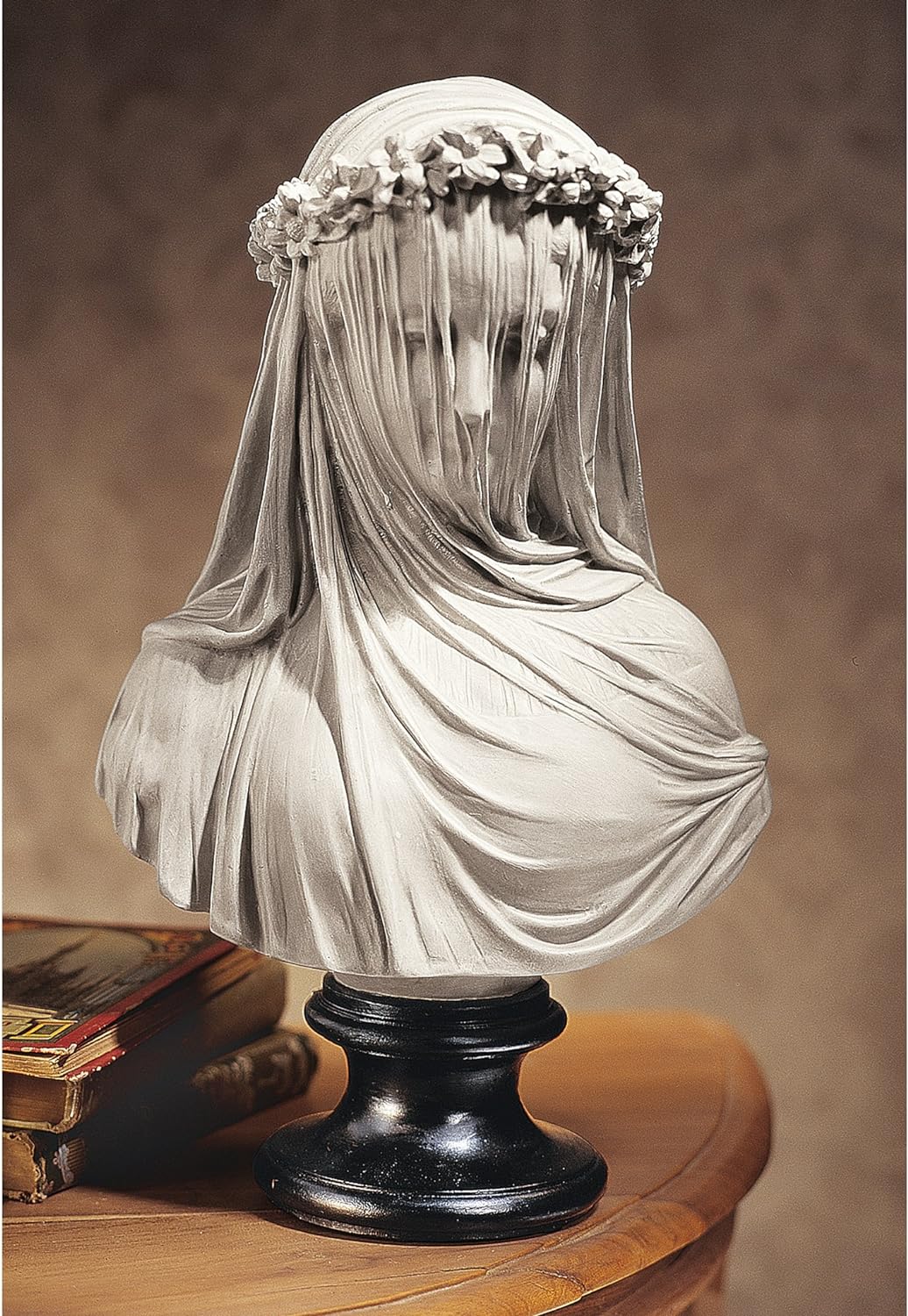 Design Toscano die verschleierte Jungfrau Büstenstatue, Masse: 22,8 cm x15,2 cm x35,5 cm Single, Sin