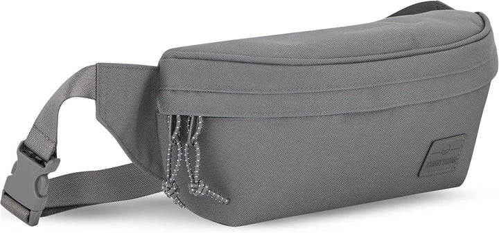 JOHNNY URBAN Bauchtasche Damen &amp; Herren Grau - Tom - Gürteltasche Mit Flexiblem Gurt für Festival -