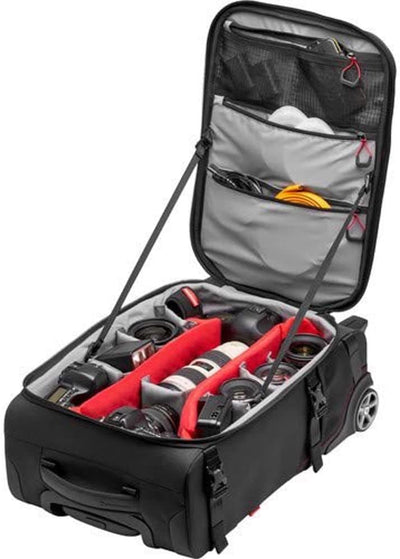 Manfrotto Switch-55 Pro Light 2-in-1 Trolley und Kamerarucksack, Rucksack für Camcorder, DSLR Kamera