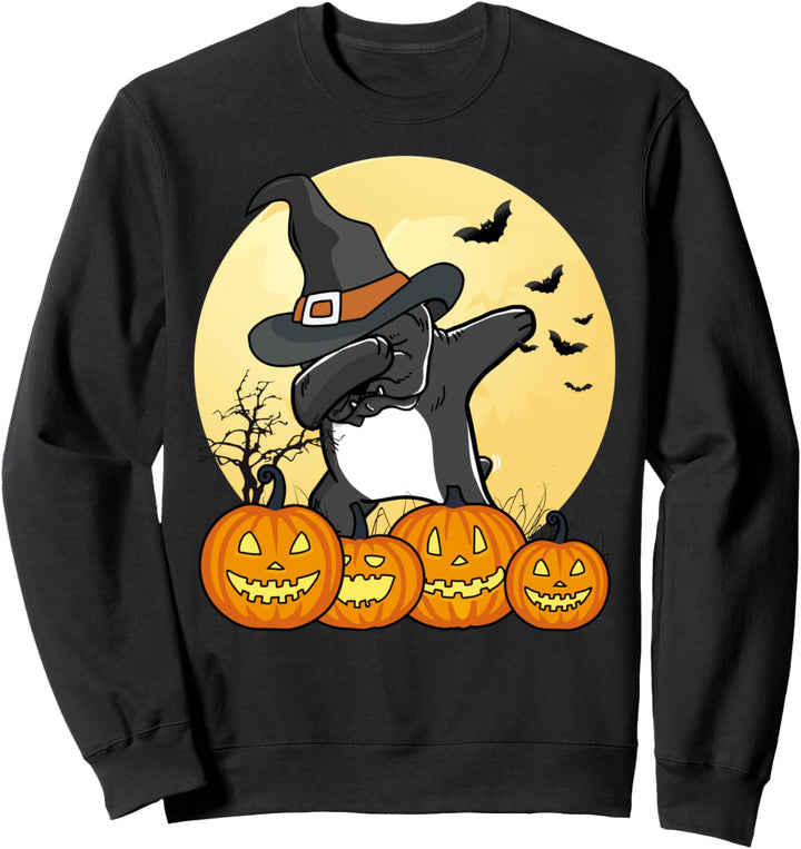 Dabbing Französische Bulldogge Dab Dance Halloween Hund Sweatshirt