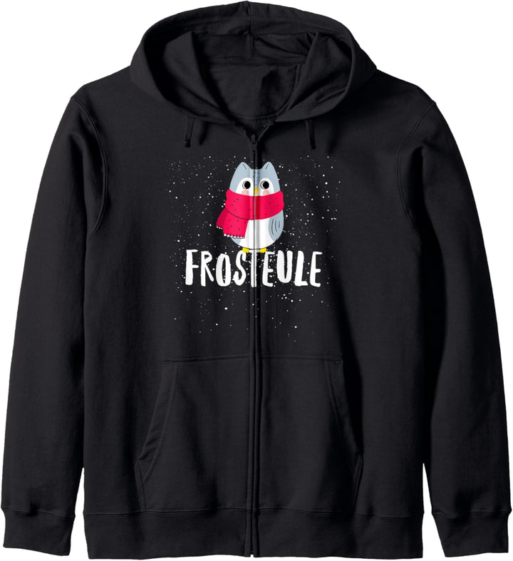 Frosteule Frost Eule Kapuzenjacke