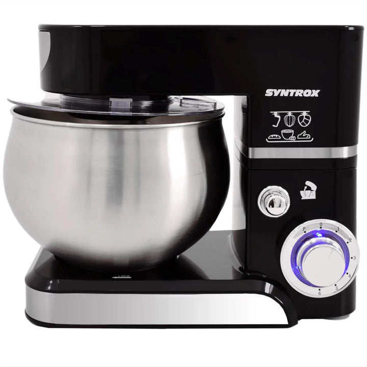 Syntrox Germany Küchenmaschine & Knetmaschine Basic 5 Liter, Stabile rutschfeste Gummifüsse, Hochwer