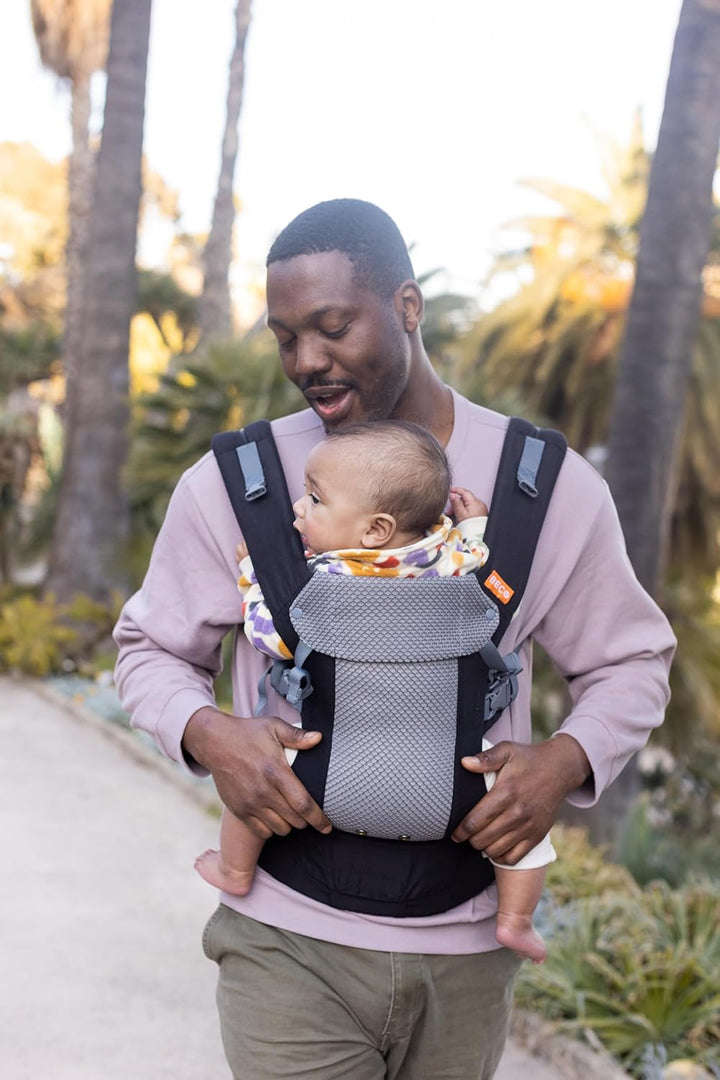 Beco Gemini Cool Babytrage Neugeborene ab Geburt bis Kleinkind - 4 Tragepositionen, Baby Trage, Baby