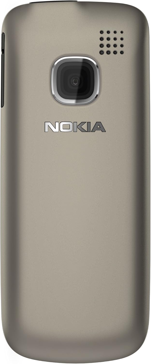 Nokia C1-01 Handy (Ohne Branding, 4,6 cm (1,8 Zoll) Display, VGA Kamera) warm grey, warm grey