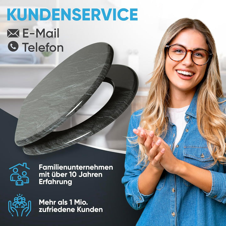 Sanilo WC Sitz mit Absenkautomatik, viele neue Toilettendeckel zur Auswahl, hochwertige Oberfläche,