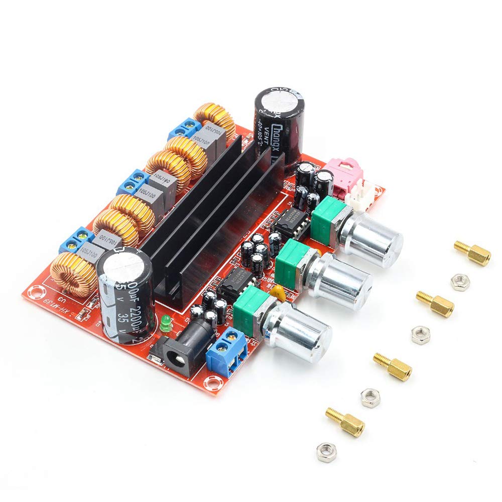 Hailege TPA3116D2 2 * 50W+100W 2.1 Channel Digital Audio Power Amplifier AMP Subwoofer