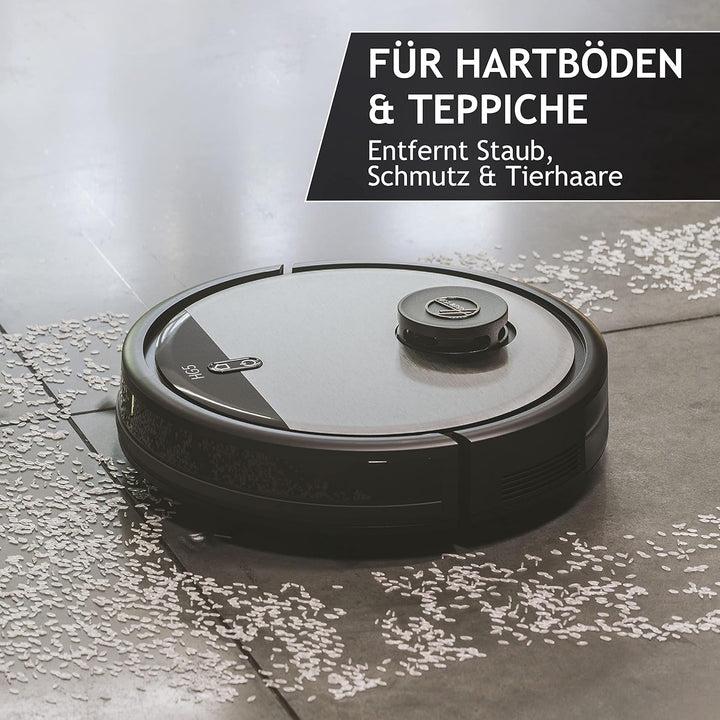 Hoover HG5 Saugroboter mit Absaugstation &amp; App-Steuerung mit Karte und Zeitplan – DRY PRO Roboter St