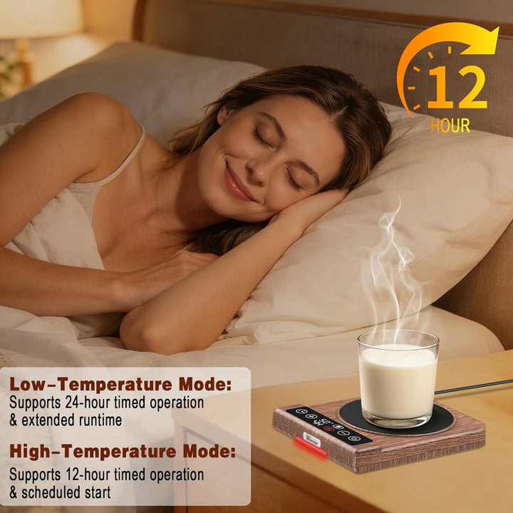 Sauerteigstarterwärmer, Tassenwärmer Zwei-in-einem, Wärmeplatte Präzise 1℃ Thermostat (Gärungsmodus: