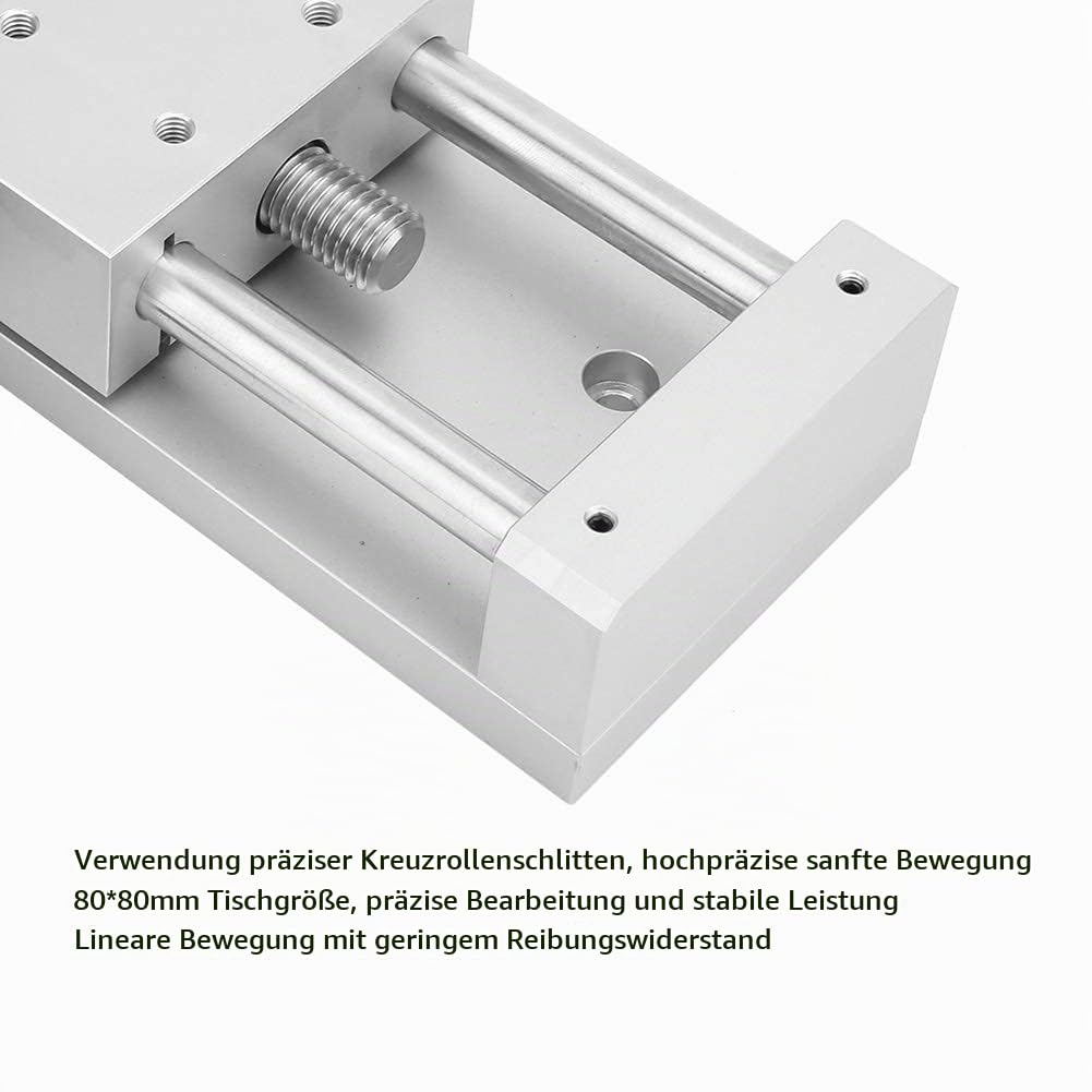 Manueller Linearschlitten，Aluminiumlegierung hoher Genauigkeit Linearschienenbühnenkreuz Linearschie