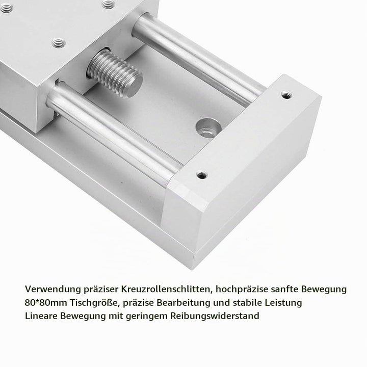Manueller Linearschlitten，Aluminiumlegierung hoher Genauigkeit Linearschienenbühnenkreuz Linearschie