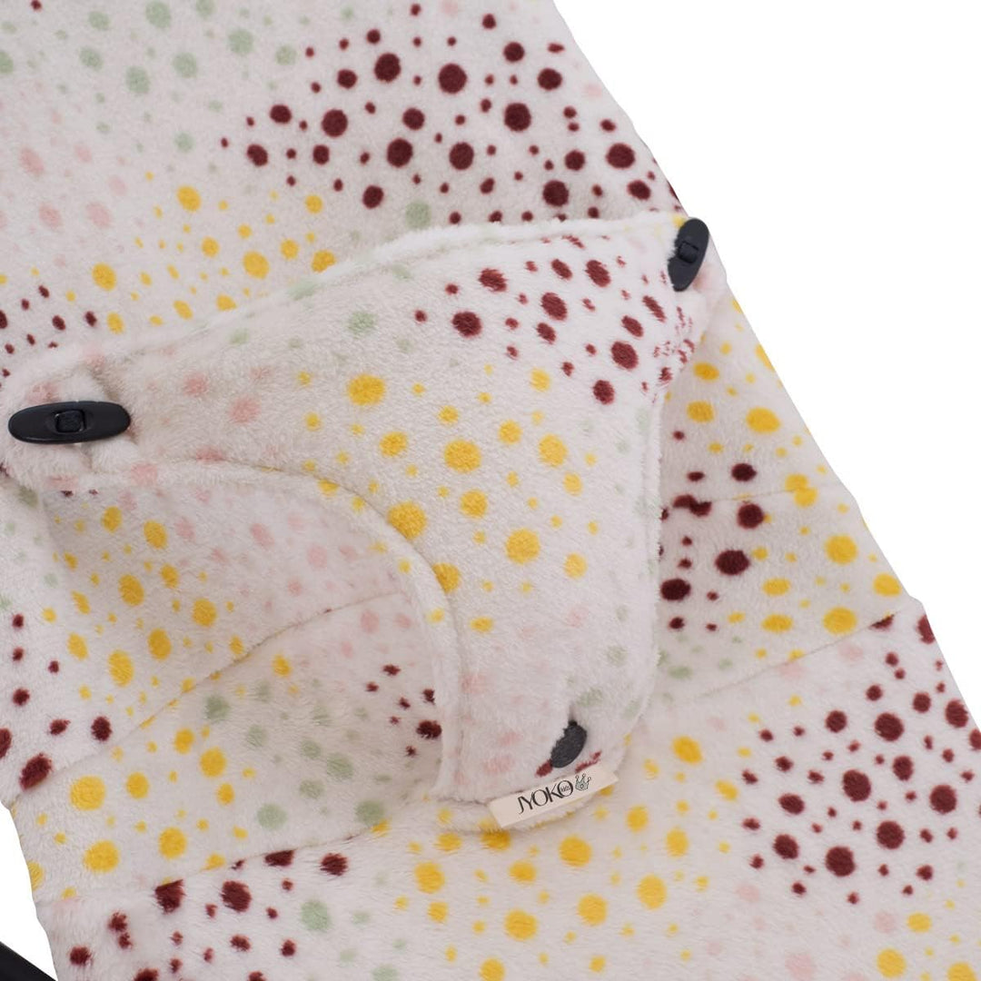 JYOKO Kids Bezug kompatibel mit Babybjorn Bliss, Balance, Soft (Colorful Party, Polar Teddy)