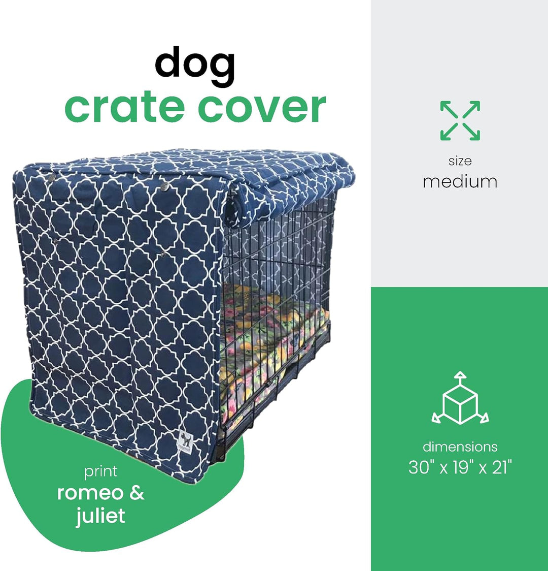 Hundekäfig-Abdeckung – passend für 76,2 x 48,3 x 53,3 cm grosse Hundebox – Hundehüttenabdeckung – Hu
