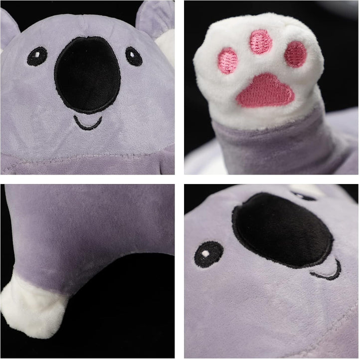 FakeFace Lange Süsse Plüschtier Koala Kissen Kuscheltier Schlafkissen Wurfkissen Super weiche Stofft