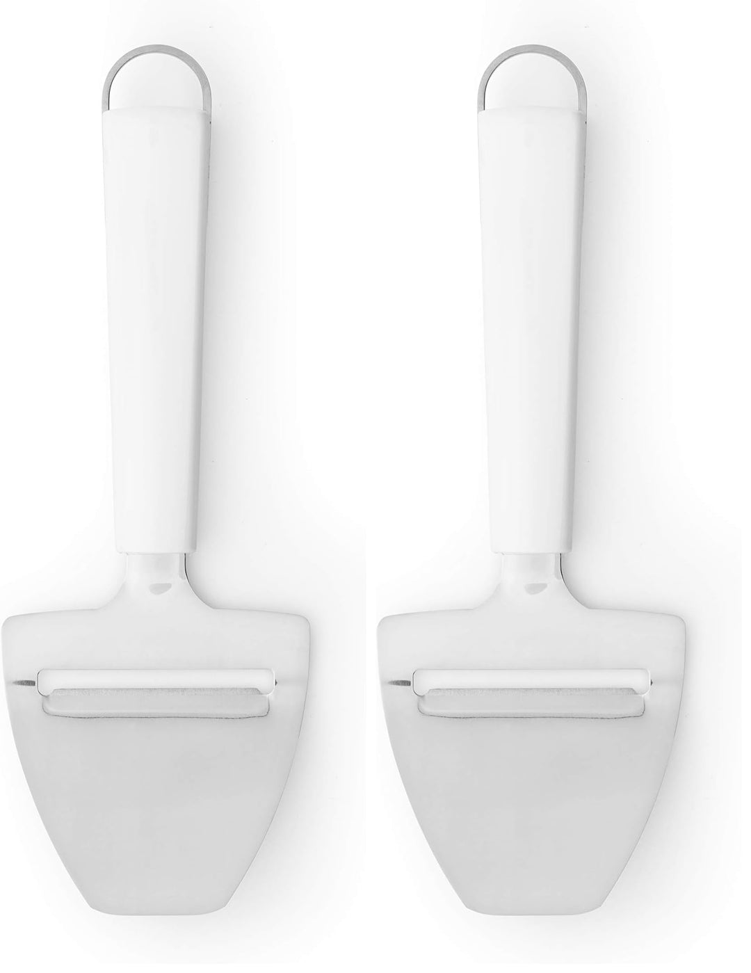 Brabantia 400247 Käsehobel, Silber/Weiss (Packung mit 2) 40 x 20 x 10 cm (Packung mit 2), 40 x 20 x