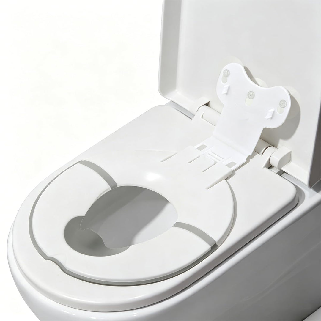 Toilettensitz Kinder Faltbar - WC Sitz mit Saugnapf &amp; Spritzschutz | Tragbarer Kinder Toilettensitz,