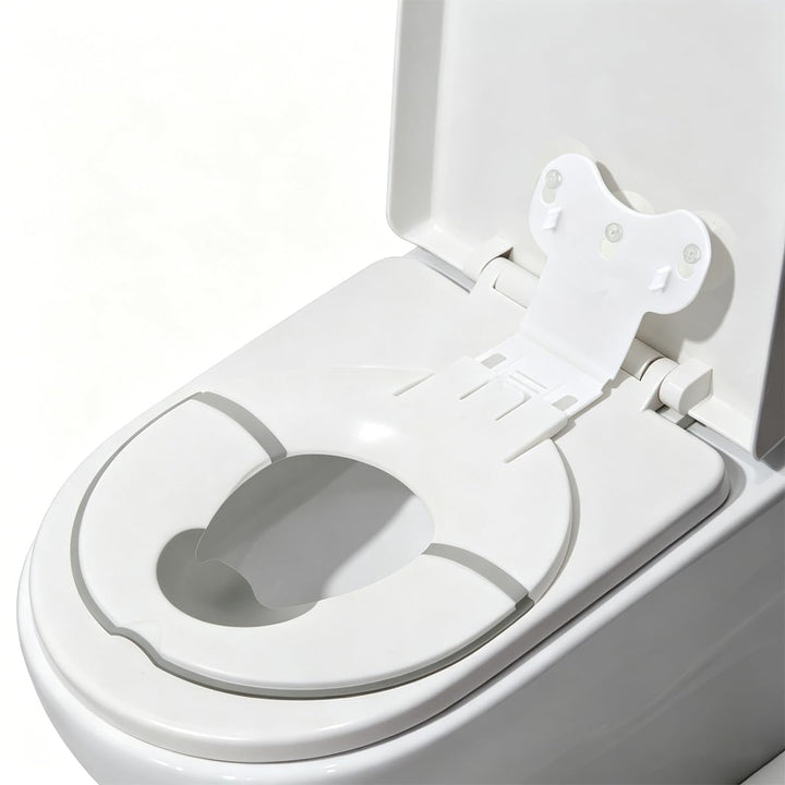 Toilettensitz Kinder Faltbar - WC Sitz mit Saugnapf &amp; Spritzschutz | Tragbarer Kinder Toilettensitz,