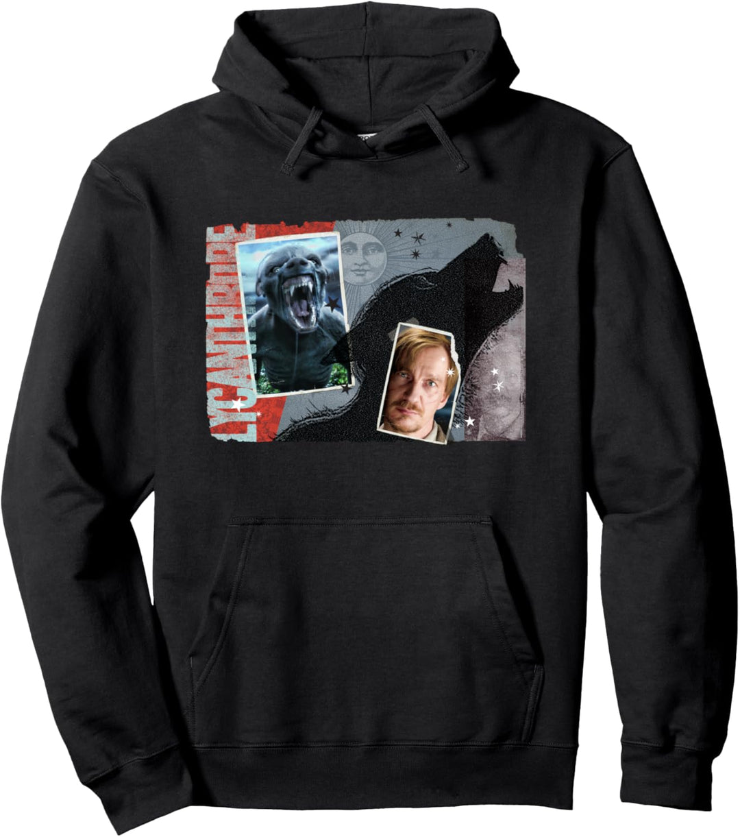 Harry Potter Lycanthrope Professor Lupin Collage Pullover Hoodie
